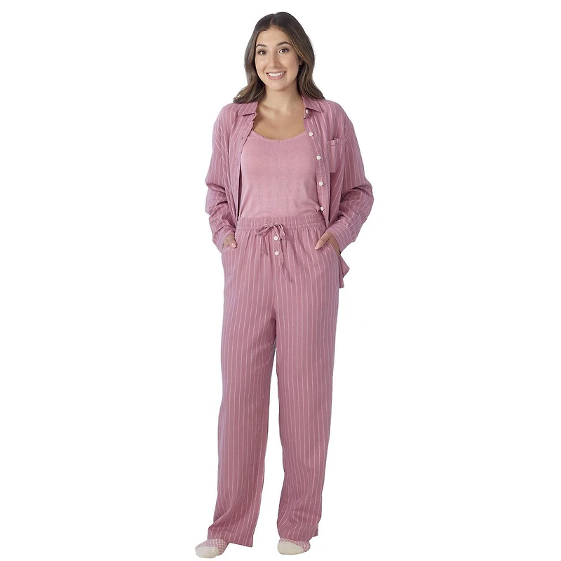 Secret Sleep Flannelette Pinstripe Pants - Online exclusive