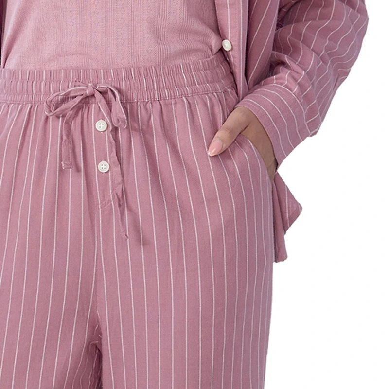 Secret Sleep Flannelette Pinstripe Pants - Online exclusive