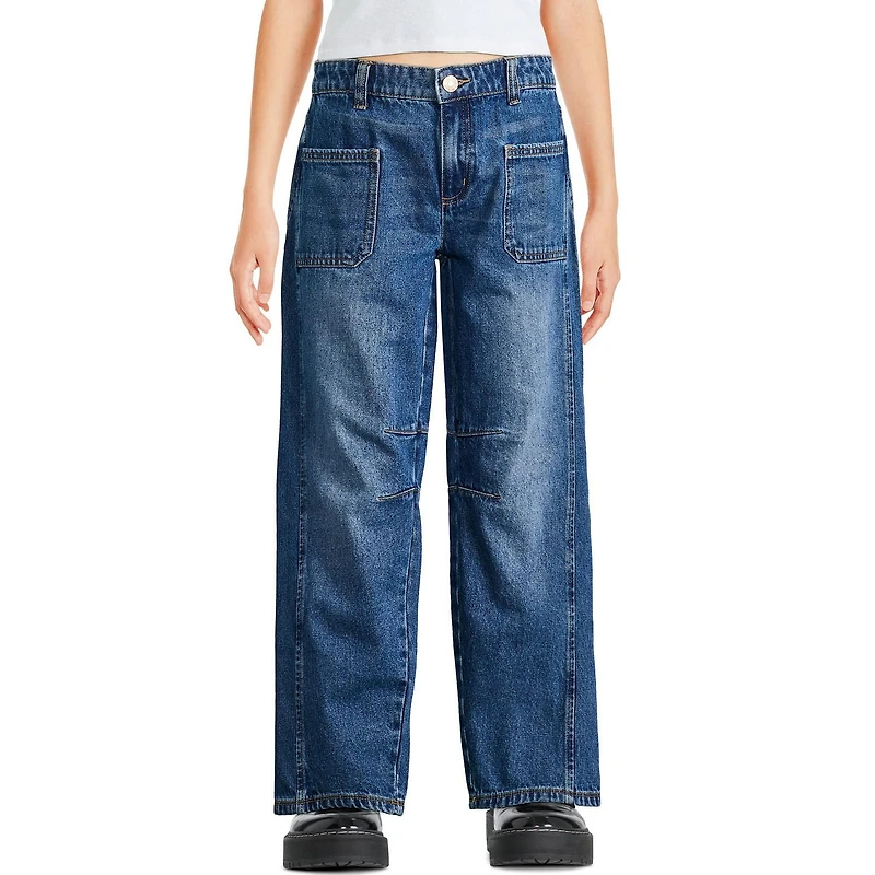 Justice Girls' Barrel Jean