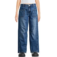 Justice Girls' Barrel Jean