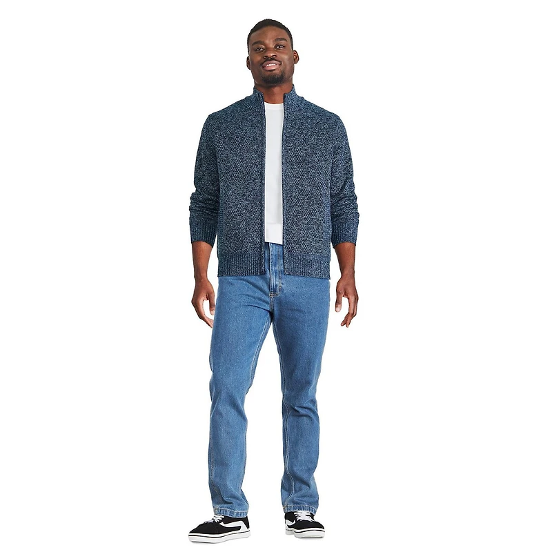 George Men's Full-Zip Sweater