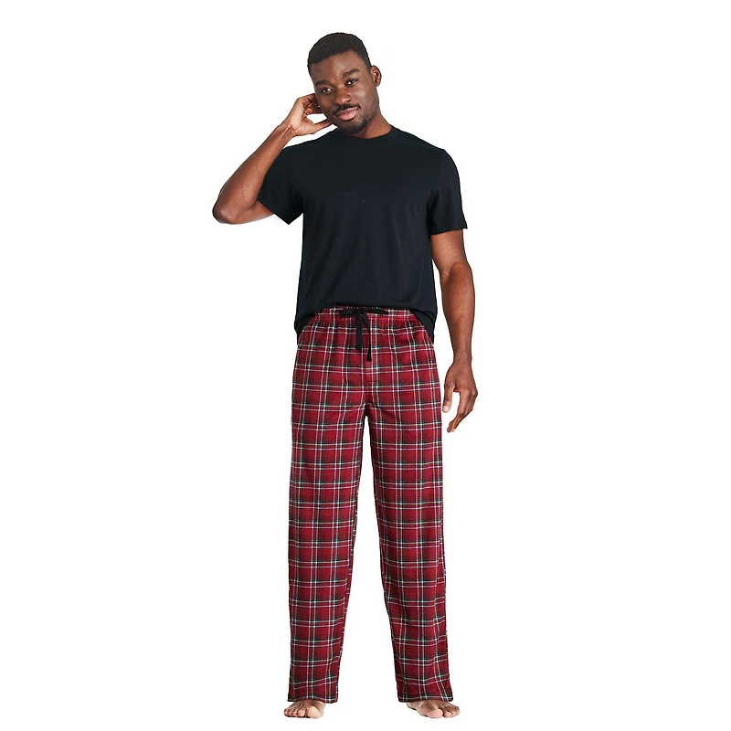 Pantalon de pyjama en molleton et flanelle Izod pour hommes