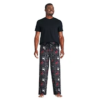 Pantalon de pyjama en molleton soyeux Izod pour hommes