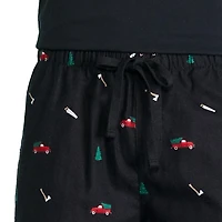 Pantalon de pyjama en flanelle George pour hommes Tailles P-2XL