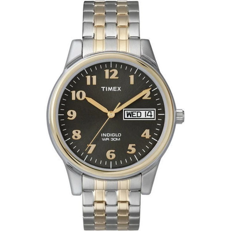 Montre Timex® Bracelet Extensible Bicolore pour Homme