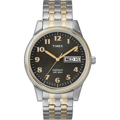 Montre Timex® Bracelet Extensible Bicolore pour Homme