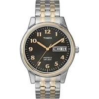 Montre Timex® Bracelet Extensible Bicolore pour Homme
