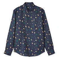 George Men's Holiday Button-Down Shirt
