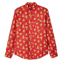 George Men's Holiday Button-Down Shirt