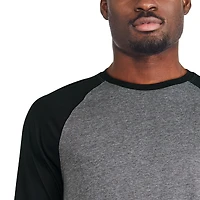 Pyjama à manches raglan 2 pièces George pour hommes Tailles P-2XL
