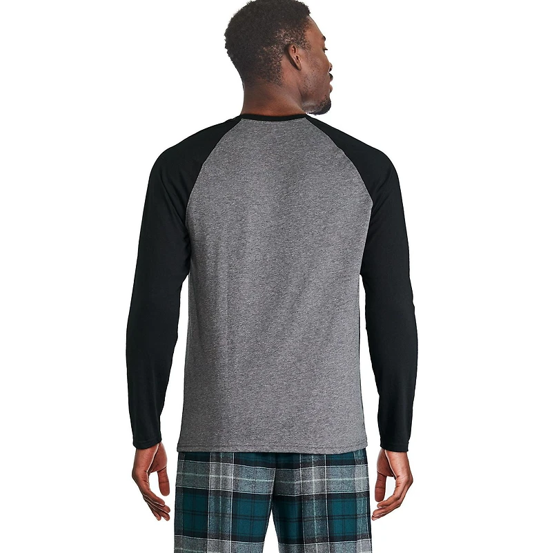 George Men's Raglan Pajama 2-Piece Set, Sizes S-2XL