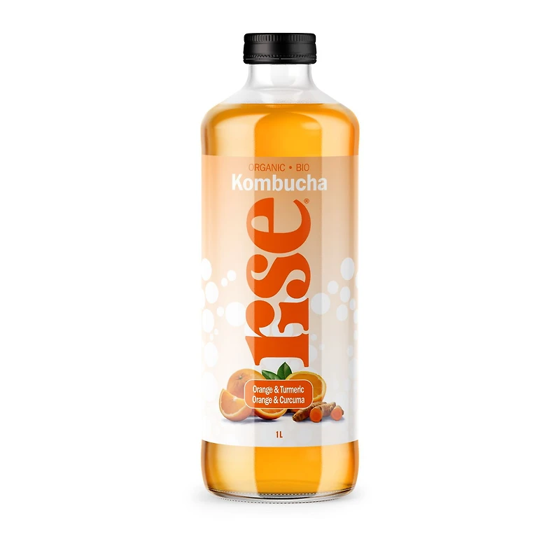 RISE Kombucha Orange & Turmeric, 1L