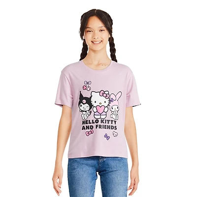 Hello Kitty And Friends Girls' Short Sleeve Tee