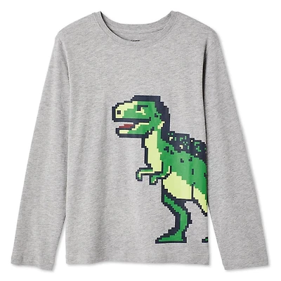 T-shirt à manches longues avec imprimé graphique George pour garçons