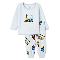 George Baby Boys' Fleece Pajama 2-Piece Set