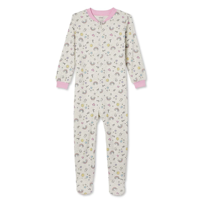 Grenouillère avec fermeture éclair sur la longueur George pour petites filles