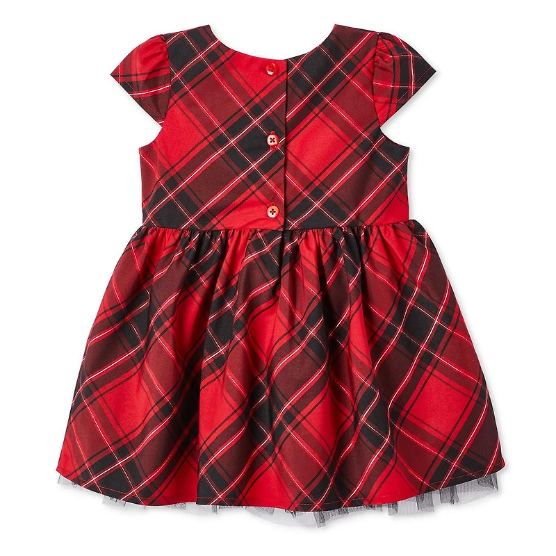 Robe à motif écossais George pour bébés filles