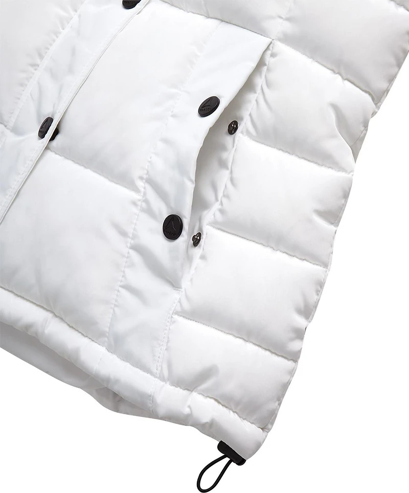 Reebok Womens' Adjustable Puffer Coat with Sherpa Lined Hood