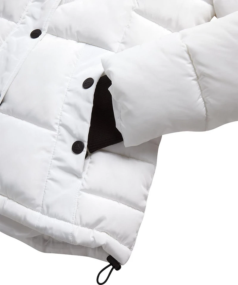 Reebok Womens' Adjustable Puffer Coat with Sherpa Lined Hood