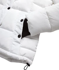 Reebok Womens' Adjustable Puffer Coat with Sherpa Lined Hood