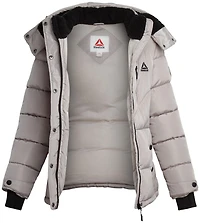 Reebok Womens' Adjustable Puffer Coat with Sherpa Lined Hood