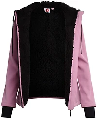 Reebok Women's Sherpa Lined Softshell Jacket with Hood