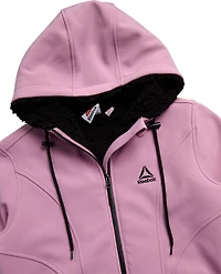 Reebok Women's Sherpa Lined Softshell Jacket with Hood