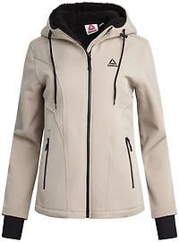 Veste softshell doublée Sherpa à capuche pour femmes Reebok