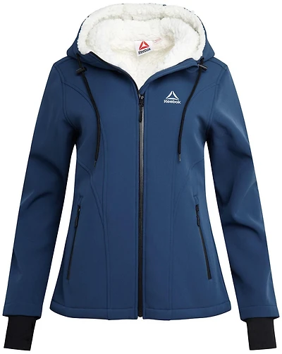 Veste softshell doublée Sherpa à capuche pour femmes Reebok