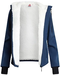 Veste softshell doublée Sherpa à capuche pour femmes Reebok