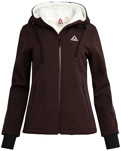 Veste softshell doublée Sherpa à capuche pour femmes Reebok