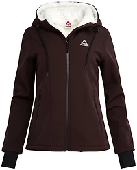 Veste softshell doublée Sherpa à capuche pour femmes Reebok