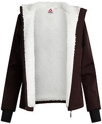 Veste softshell doublée Sherpa à capuche pour femmes Reebok