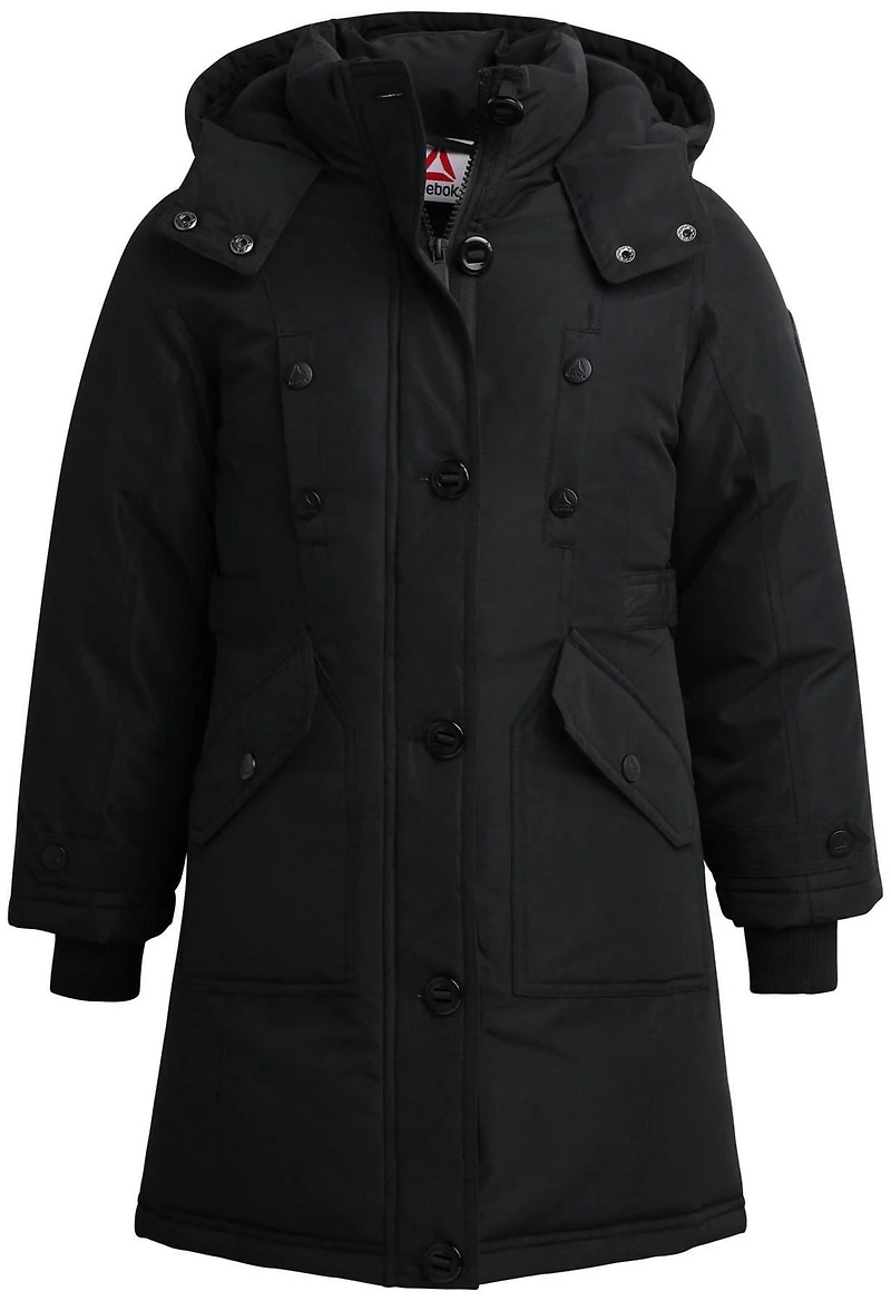 Reebok Girls' Long Winter Parka, Parka