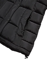 Reebok Womens' Adjustable Puffer Coat with Sherpa Lined Hood