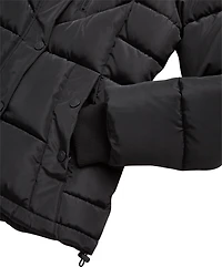 Reebok Womens' Adjustable Puffer Coat with Sherpa Lined Hood