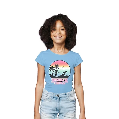 Stranger Things T-shirt à manches courtes pour filles
