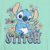 Disney Lilo & Stitch T-shirt à manches courtes Stitch's Garden pour filles