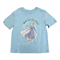 Disney Frozen 2 Filles Elsa Own Magic T-shirt à manches courtes