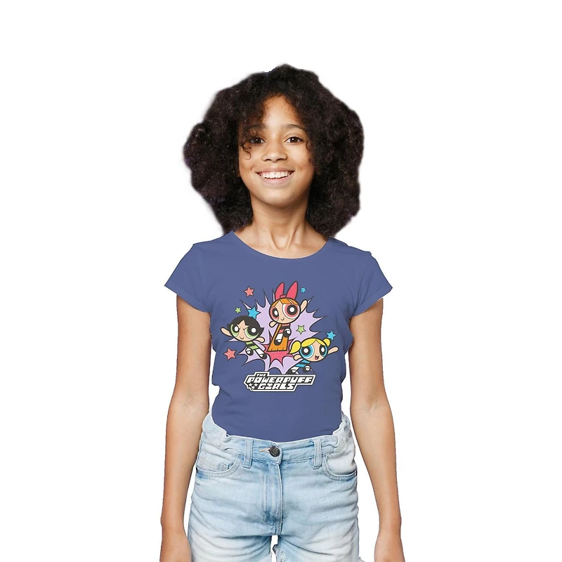 Powerpuff Girls Power Burst T-Shirt Manche Courte