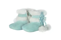 MoccasinZ Botte Pom Pom Vert