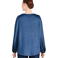 George Women's Shimmery High-Low Top