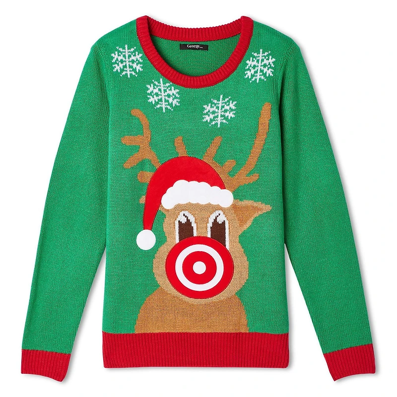 George Women's Reindeer Sweater
