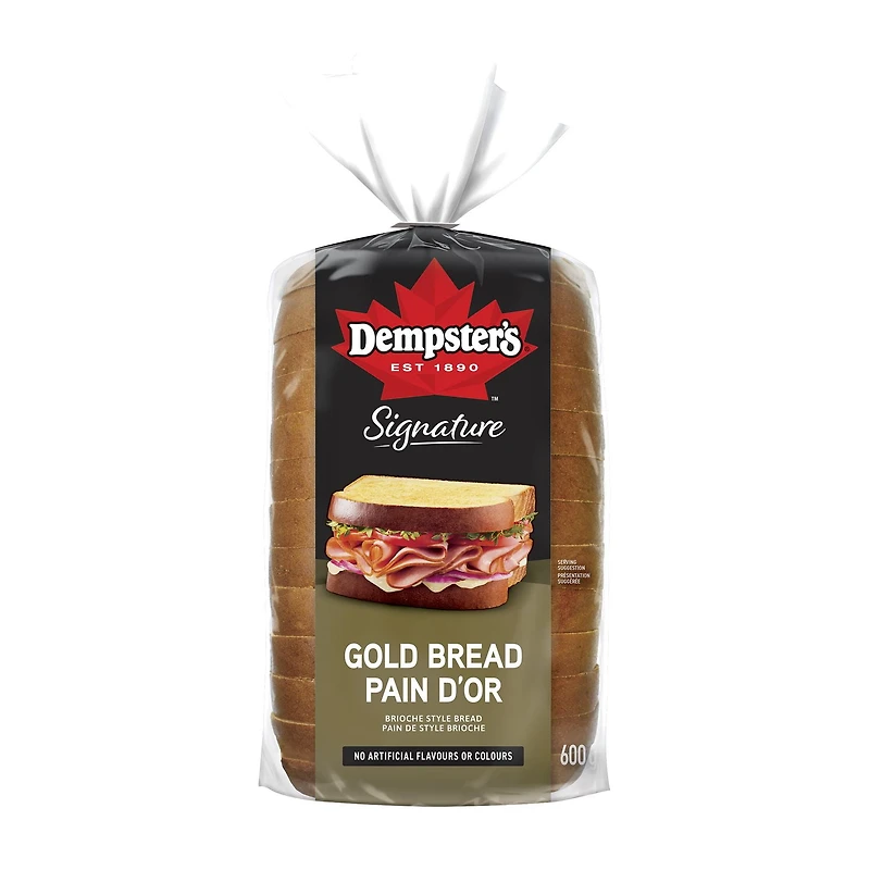 Pain blanc de style brioché SignatureMC de Dempster’s® 600 g