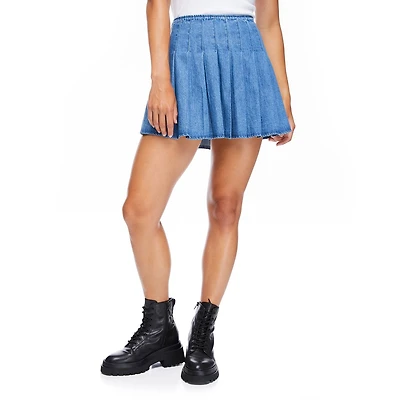 No Boundaries Women's Pleated Skirt