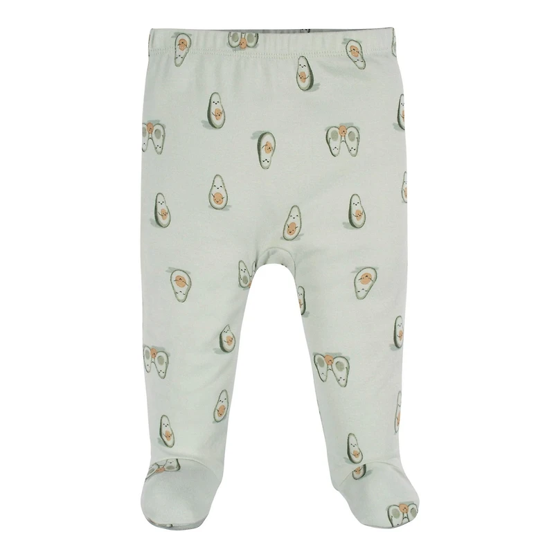 Gerber 3-Piece Baby Cap, Shirt & Footed Pant Set