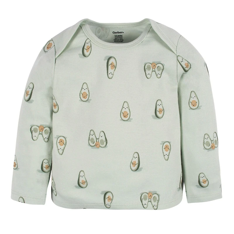 Gerber 3-Piece Baby Cap, Shirt & Footed Pant Set