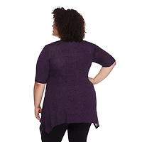 George Women's Plus Sharkbite Hem Tee