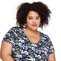 T-shirt à encolure dégagée George Plus pour femmes