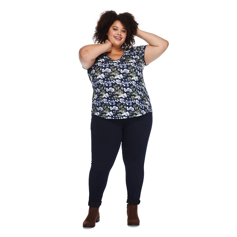 T-shirt à encolure dégagée George Plus pour femmes